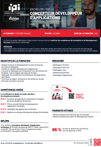 Concepteur Développeur d'Applications IPI Lyon