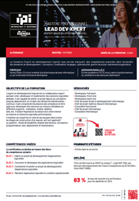 Lead Dev Xpert IPI Lyon